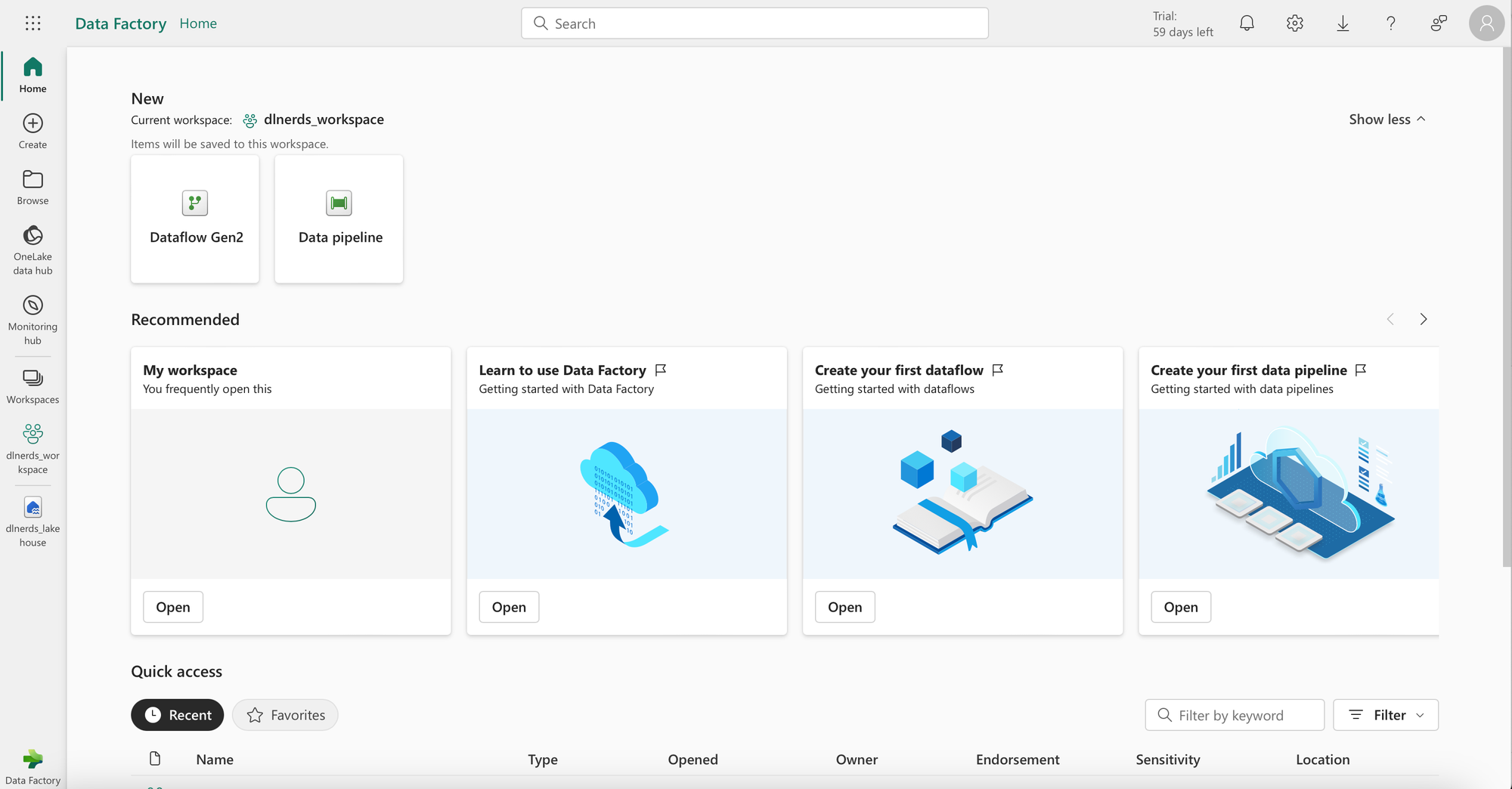 How to ingest Data into a Fabric Warehouse using a Dataflow