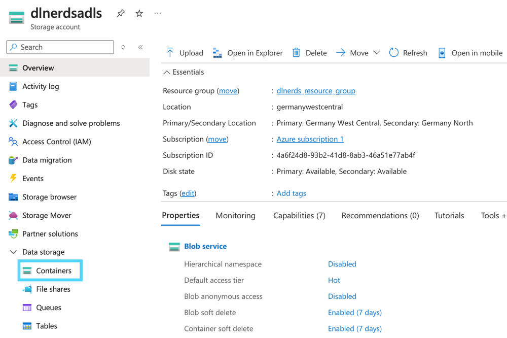 How to create Blob Container in Azure Data Lake Storage (ADLS): A Step ...