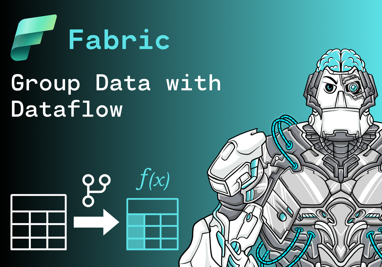 How to group Data in Fabric using a Dataflow